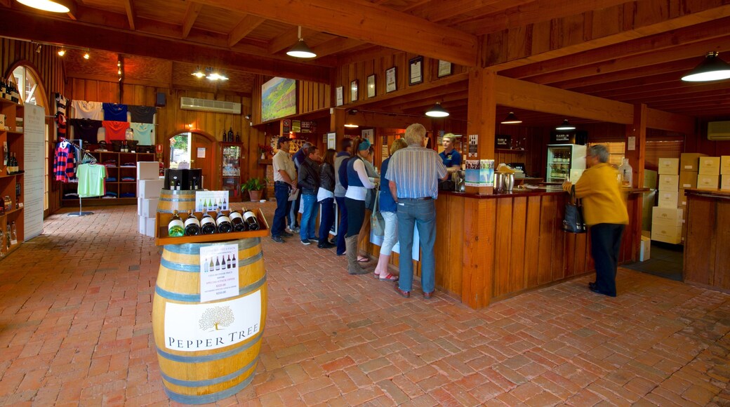 PepperTree Wines which includes interior views as well as a small group of people