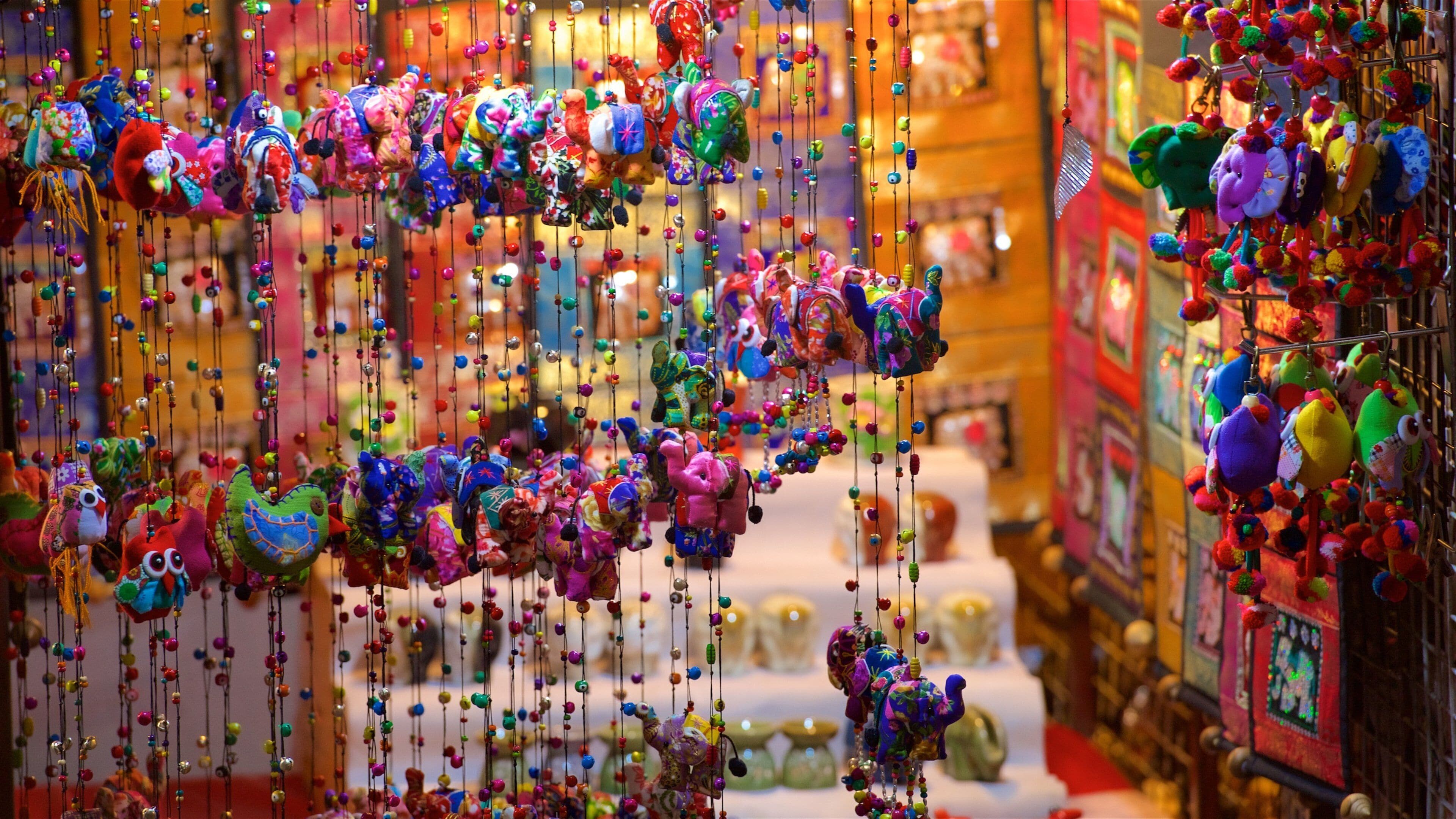 Chiang Mai Night Bazaar featuring markets