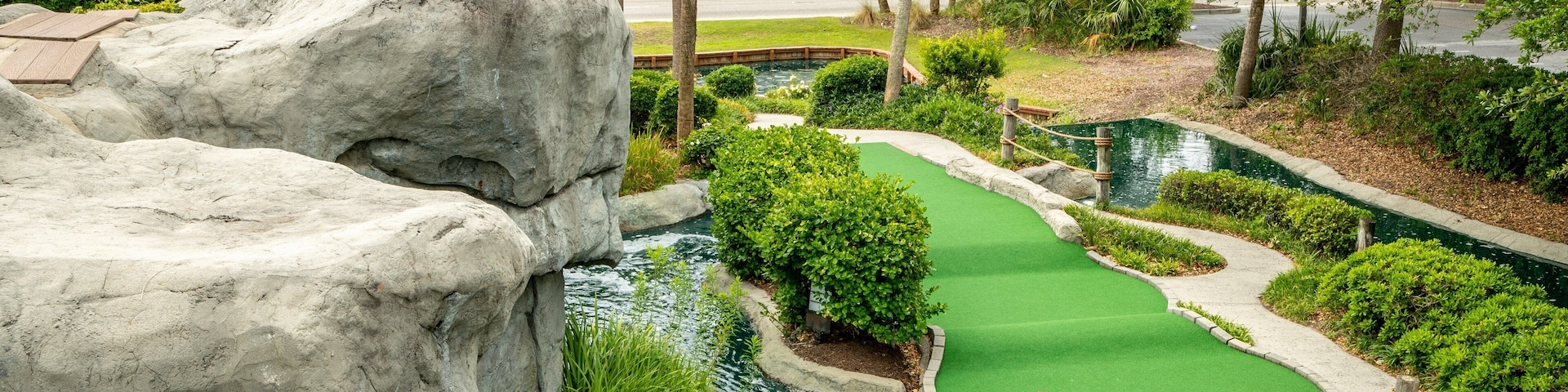 Captain Hook\'s Adventure Golf which includes golf