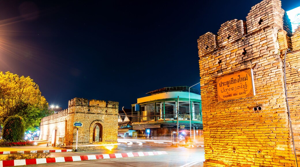 Gate of Chiang Mai Old City in Thailand
