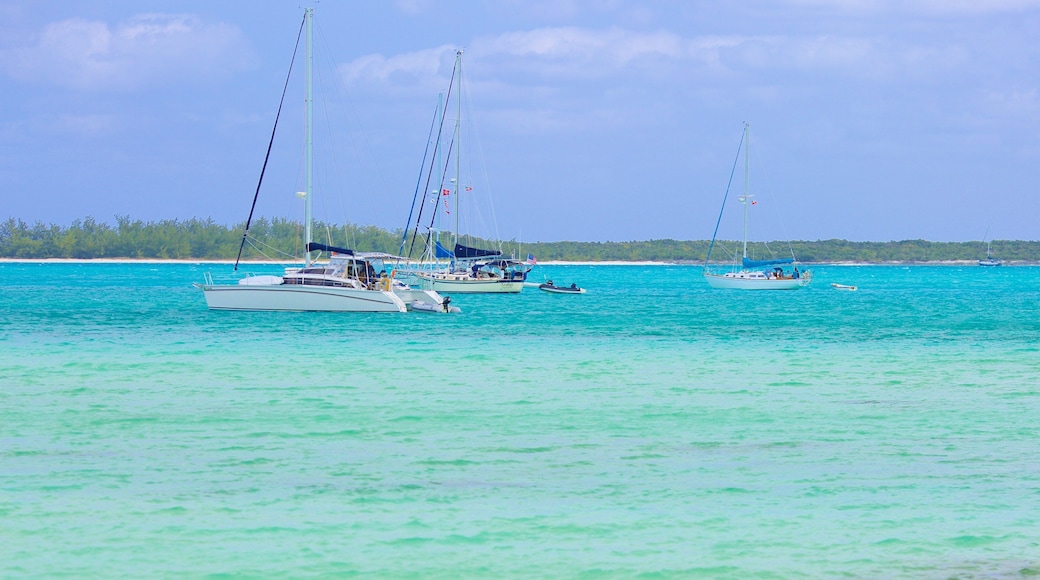 Palm Bay Beach which includes general coastal views, boating and sailing