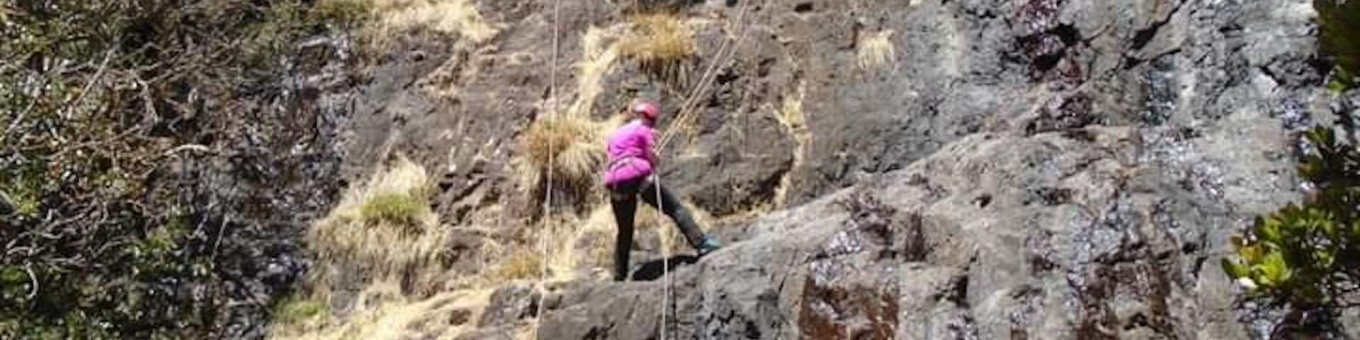 #Adventure
#afraidofheights
#staffretreat
At 42 I quit my full time job and the comforts of home (in Pennsylvania) to work as a volunteer at an anti-trafficking NGO in Chennai, India. Had no idea that would mean a staff retreat into the jungle where I'd repel down a 60 foot rock...and i hate heights!