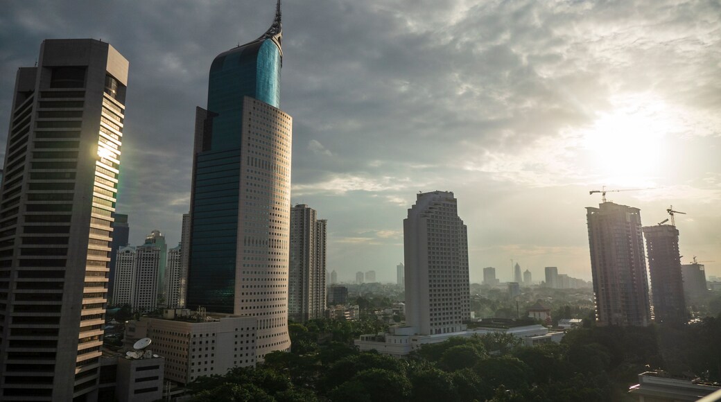 Skyscrapers in the Business District of Jakarta, Indonesia 2
