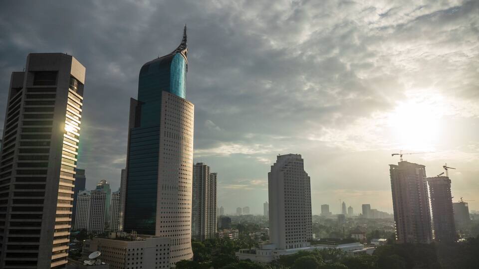 Skyscrapers in the Business District of Jakarta, Indonesia 2