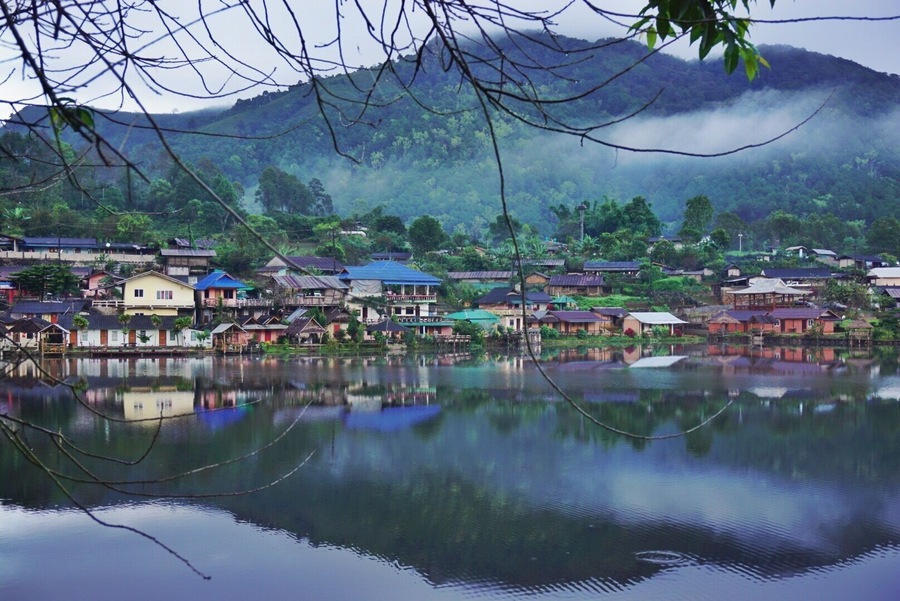 “Ban Rak Thai” - A Hidden small village in the far away mountain near Thailand - Myanmar border, Mae Hong Son, Thailand.