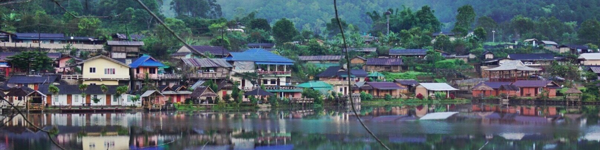 “Ban Rak Thai” - A Hidden small village in the far away mountain near Thailand - Myanmar border, Mae Hong Son, Thailand.