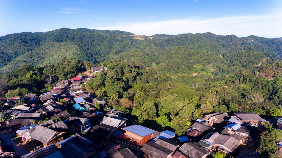 Hill Tribe House, Ban La-Ub, Huai Hom Subdistrict, Mae La Noi District, Mae Hong Son, Thailand