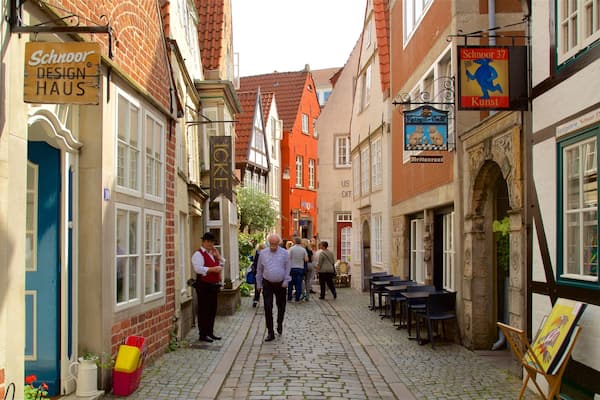 Bremen welches beinhaltet Beschilderung und Geschichtliches