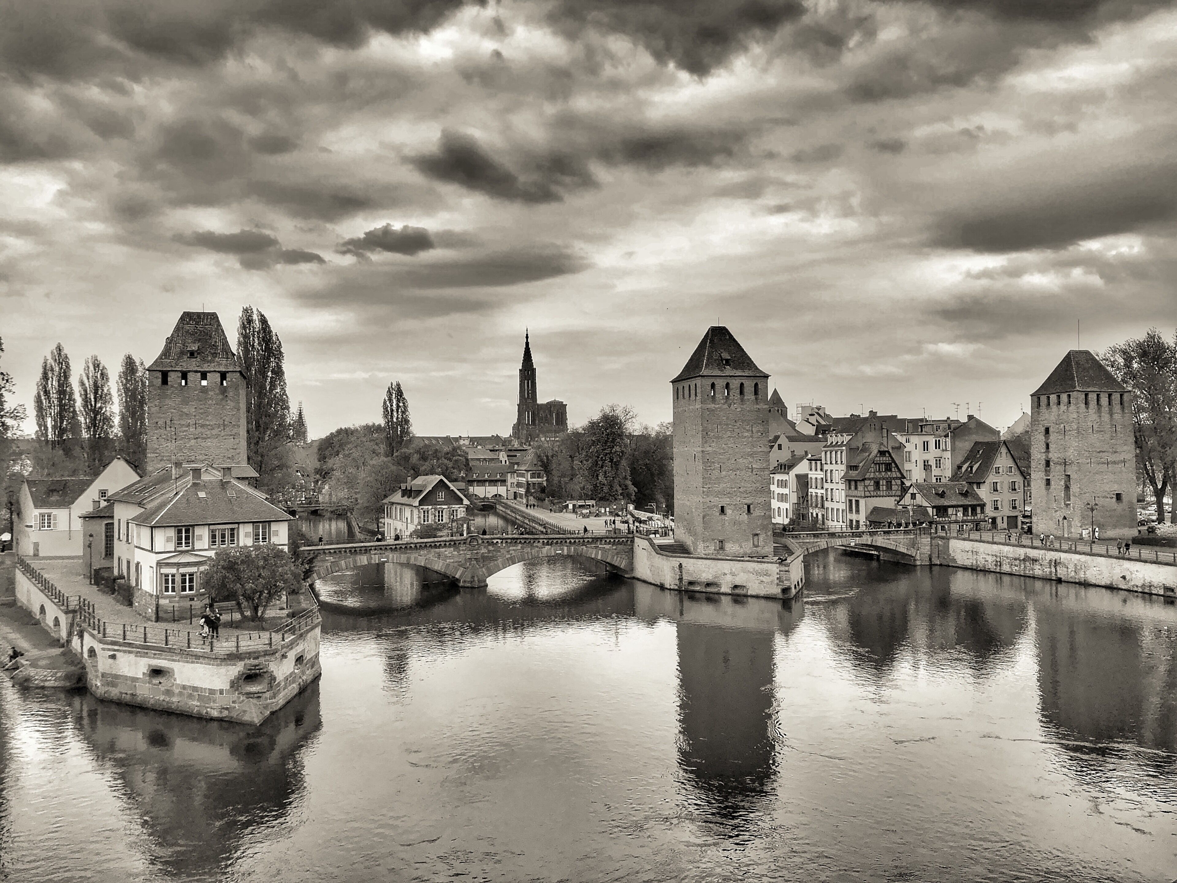 A place of bridges and four towers this area is easily reached on foot from the cathedral. 
These towers have stood since the 13th century and occupy a really beautiful part of this city