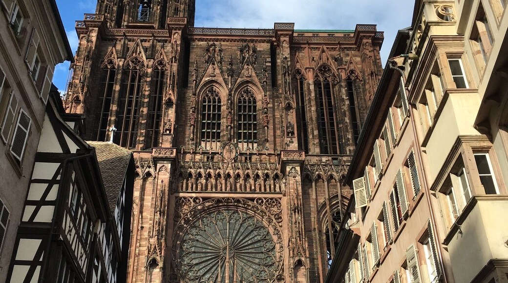 Photo of Notre dame cathedral in Strasbourg taken a year ago today during my cycle tour of Europe