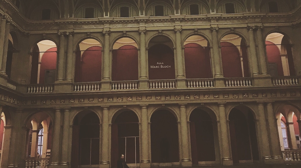 At the oldest university building in Strasbourg, France! Absolutely stunning!