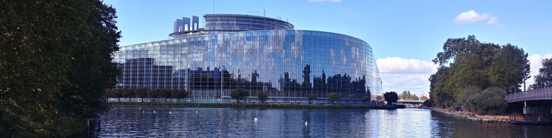 A photo taken from the river