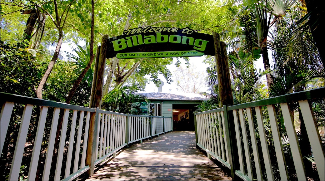 ビラボン自然保護区 どの含み 橋 と 標識