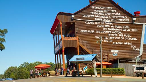 Aussie World showing street scenes and signage
