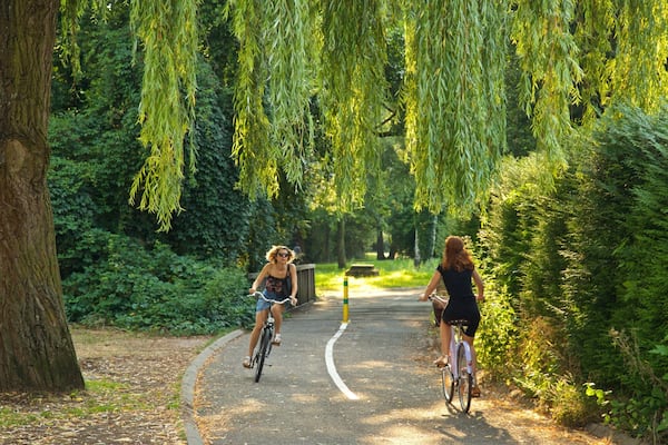 Robertsau which includes a park and cycling as well as an individual femail