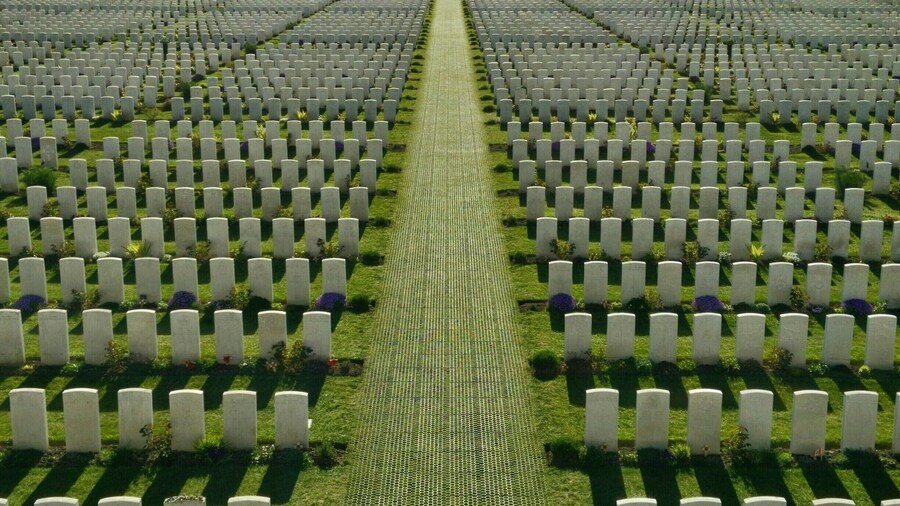 Tyne Cot cemetery, WW1