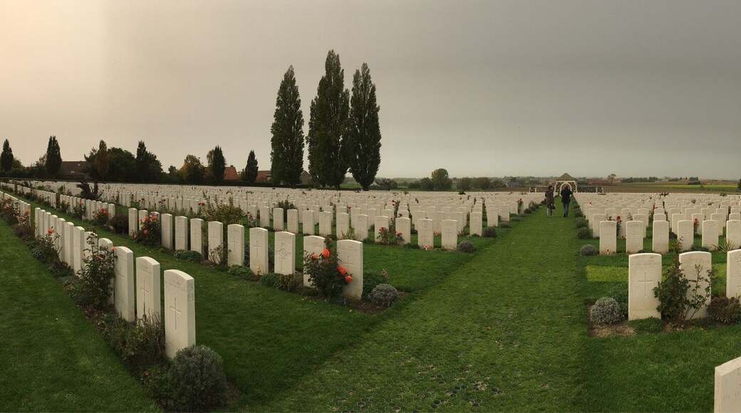 Panoramic view of the cemetary