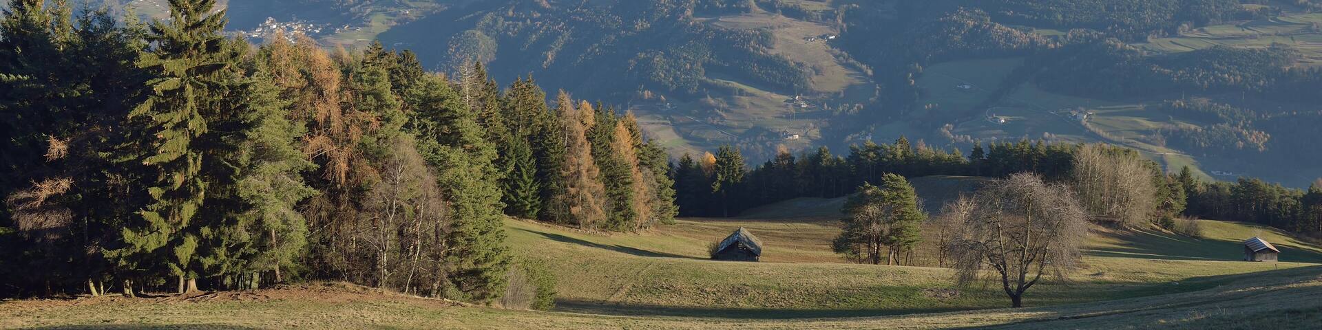 View of the Dolomites from Villanders