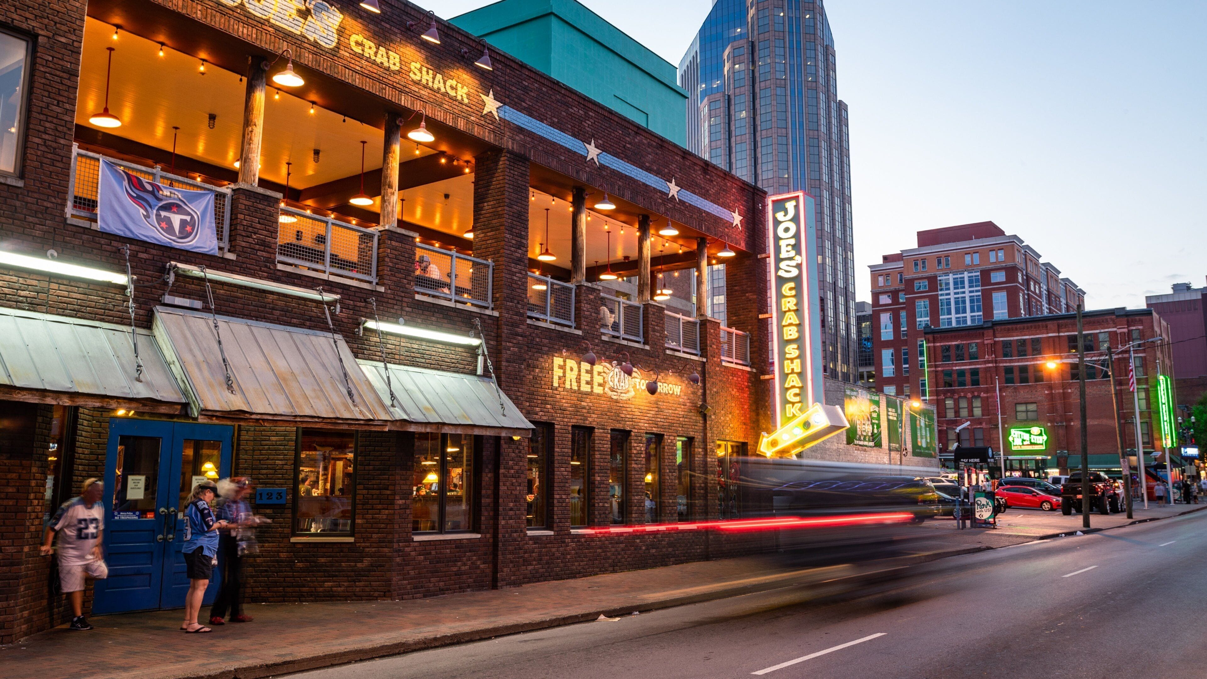 The District which includes night scenes and street scenes