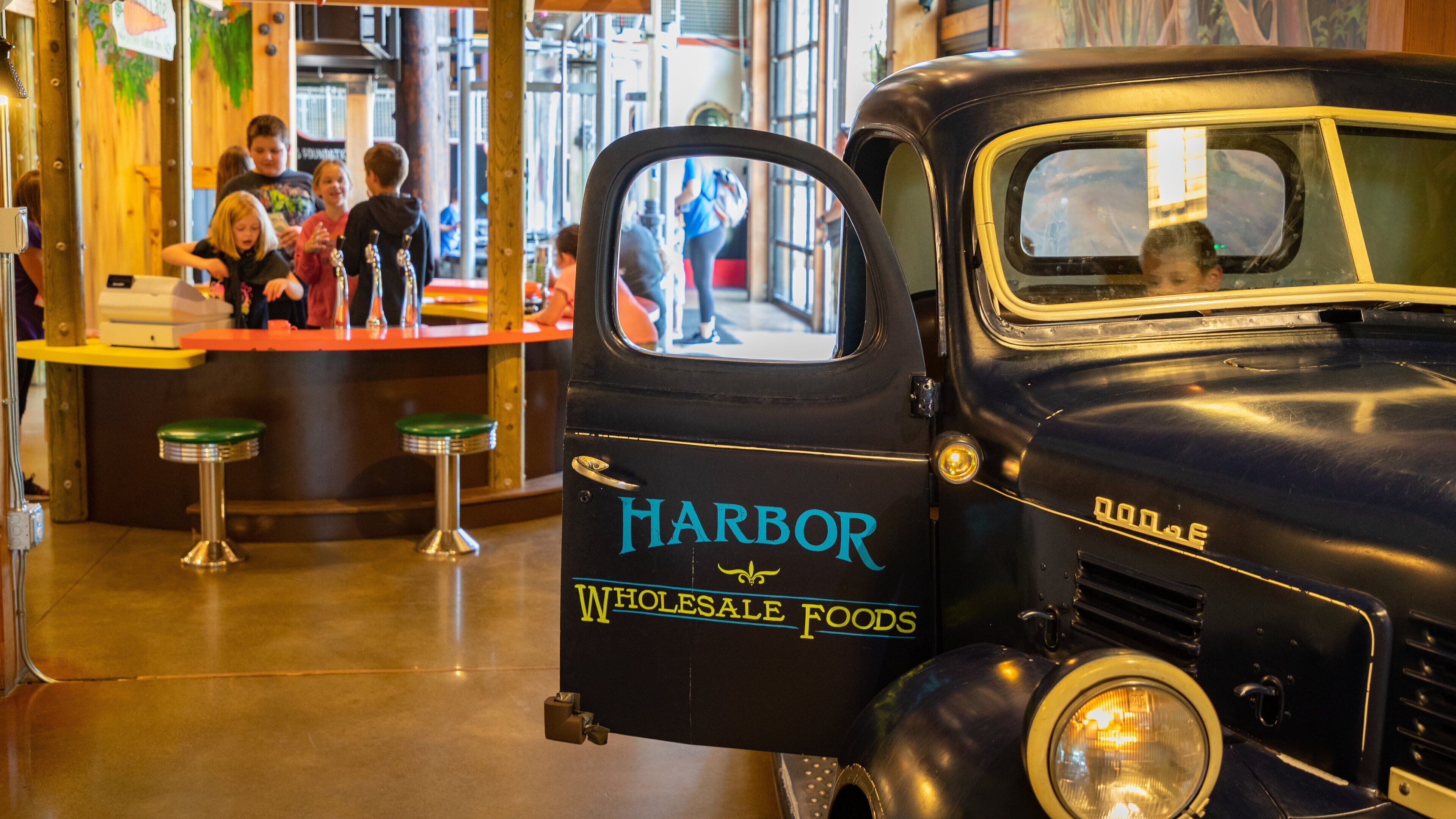 Hands On Children\'s Museum featuring signage and interior views as well as children