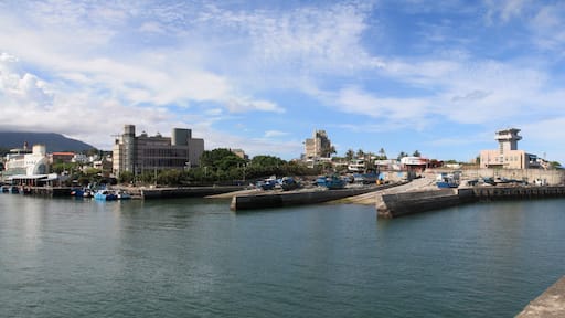 Taitung County Chenggong Chenggong Fishing Harbor View from seawall to slipway