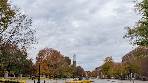Purdue University campus in the fall, West Lafayette, Indiana