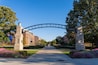 Arch entrance to the Purdue University in West Lafayette, Indiana