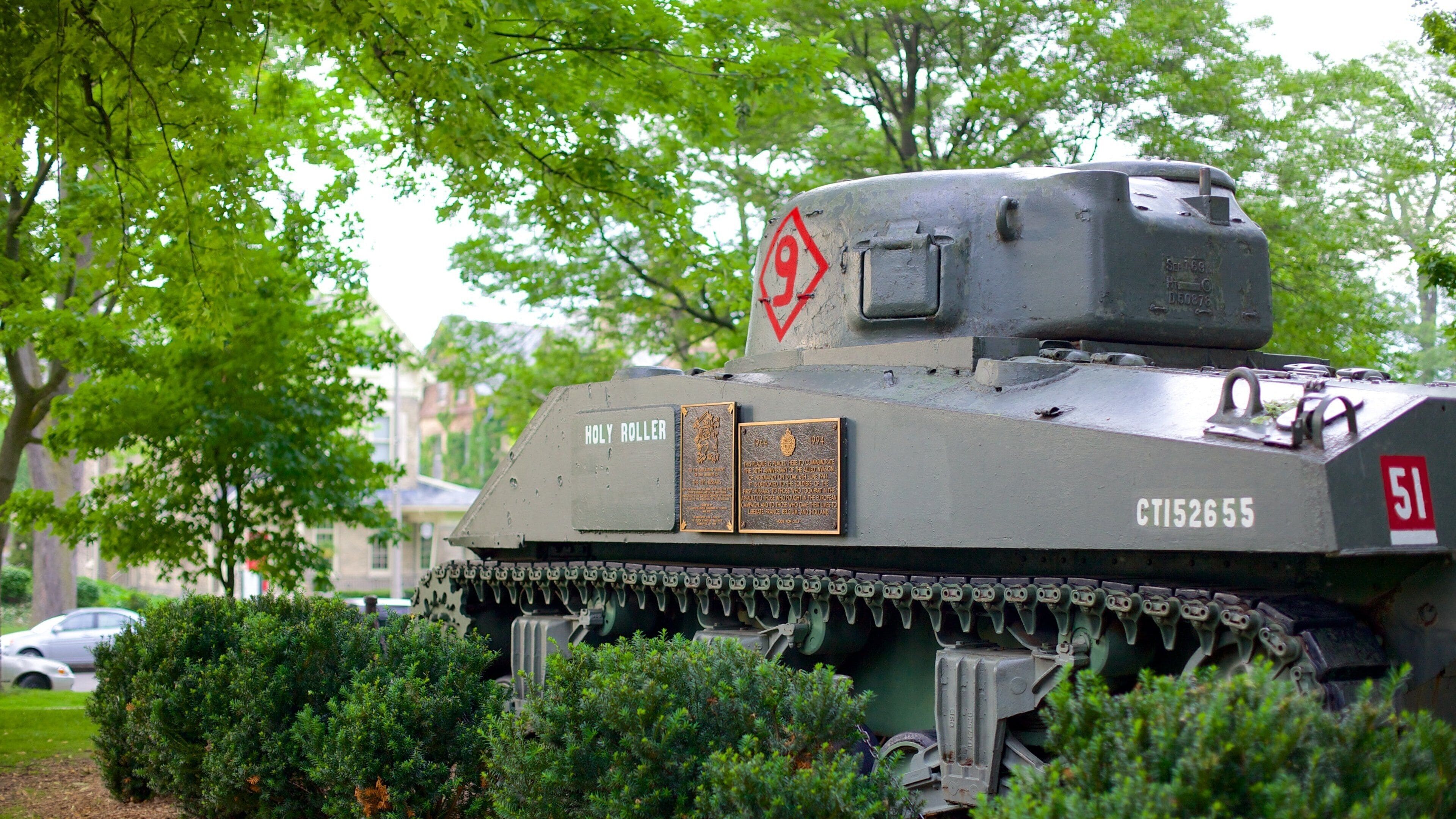 Victoria Park which includes military items