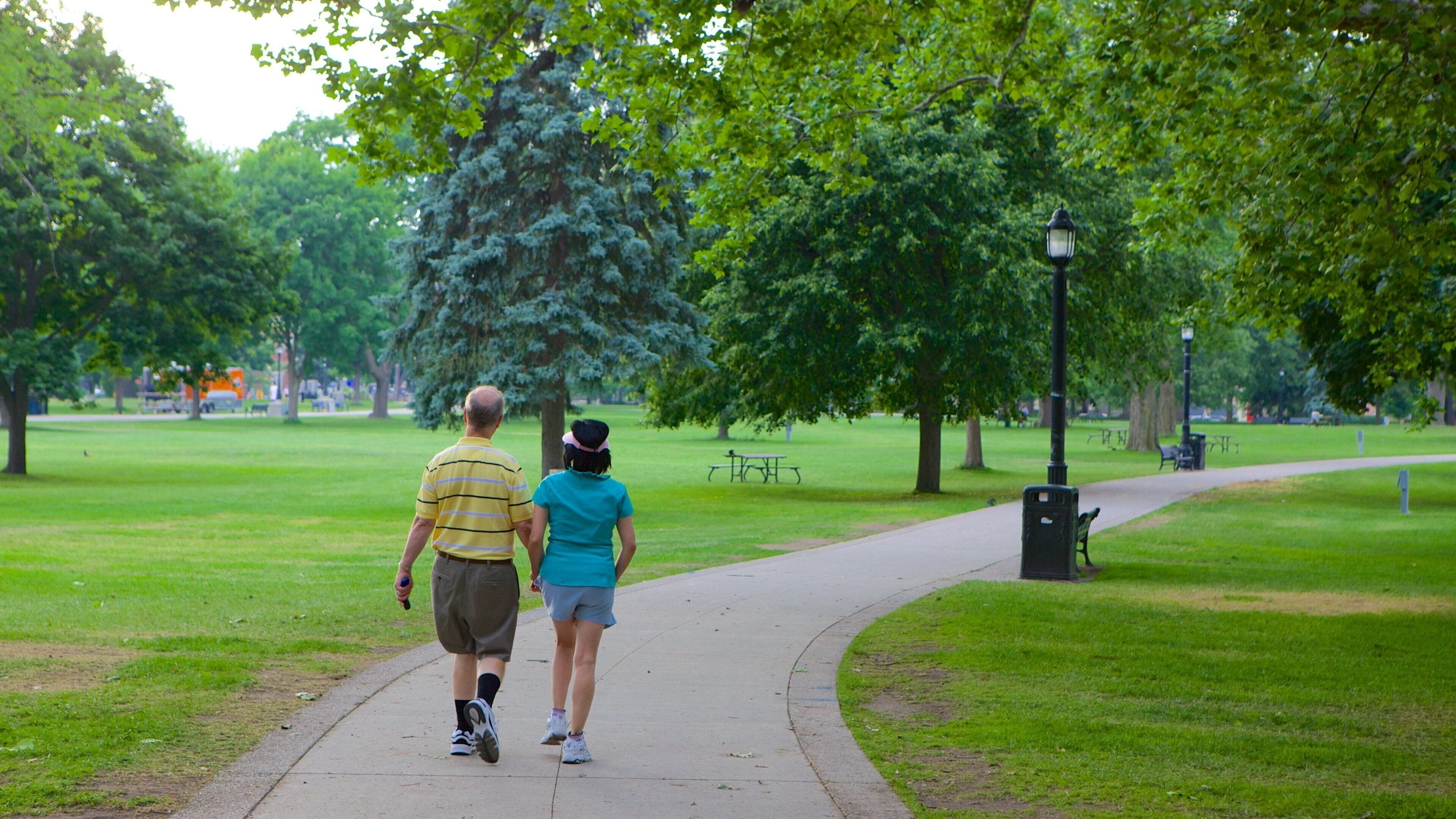 Victoria Park fasiliteter samt hage i tillegg til par