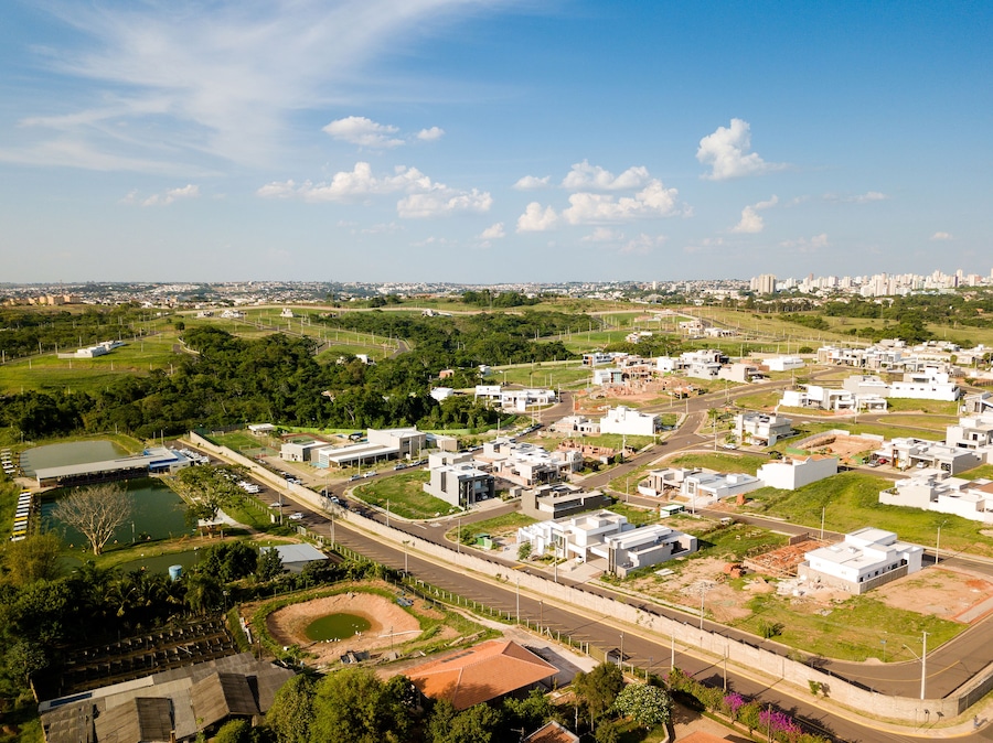 Aerial view of Presidente Prudente city in Sao Paulo Brazil.; Shutterstock ID 1550925584; Purchase Order: -