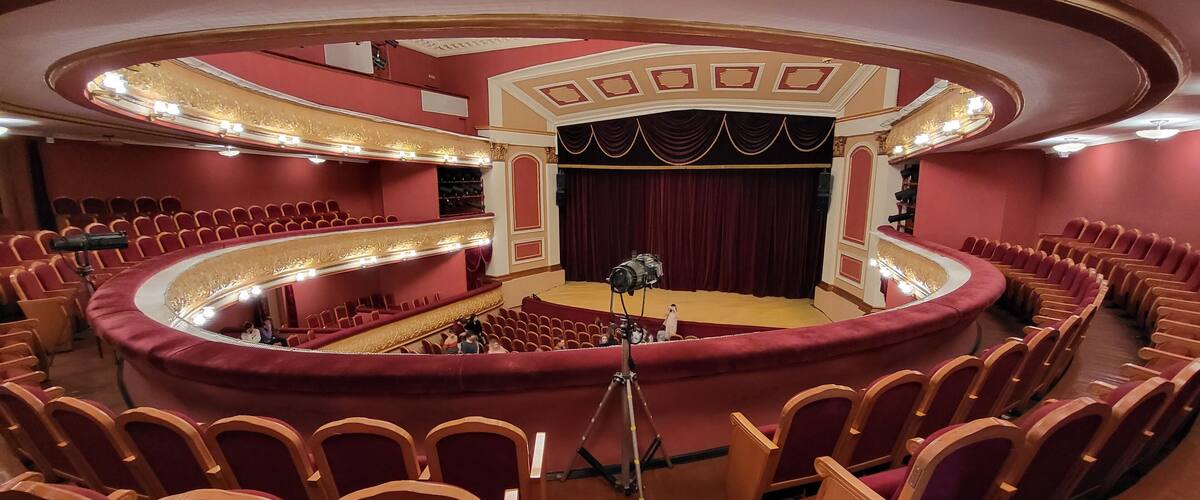 conference hall with chairs