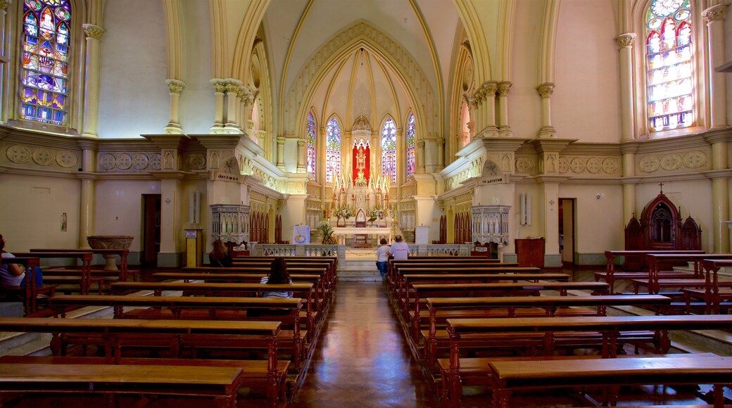 Boa Viagem Cathedral which includes heritage elements, a church or cathedral and interior views