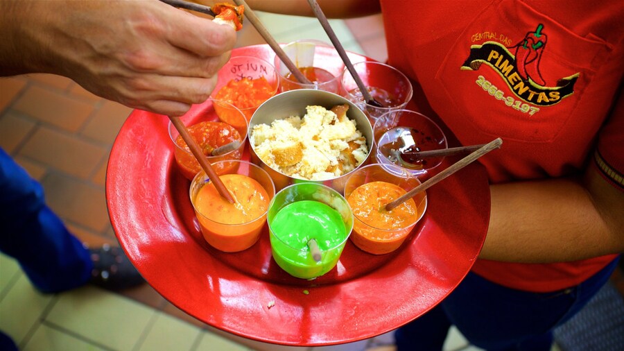 Marché central mettant en vedette nourriture