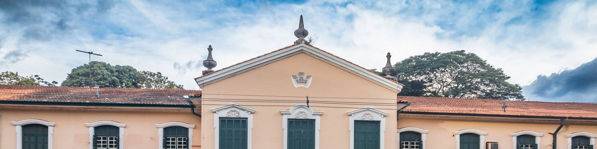 Ribeirão Preto, São Paulo/Brazil - Circa February 2023: Aerial view of Sao Paulo University in Ribeirao Preto. Medicine