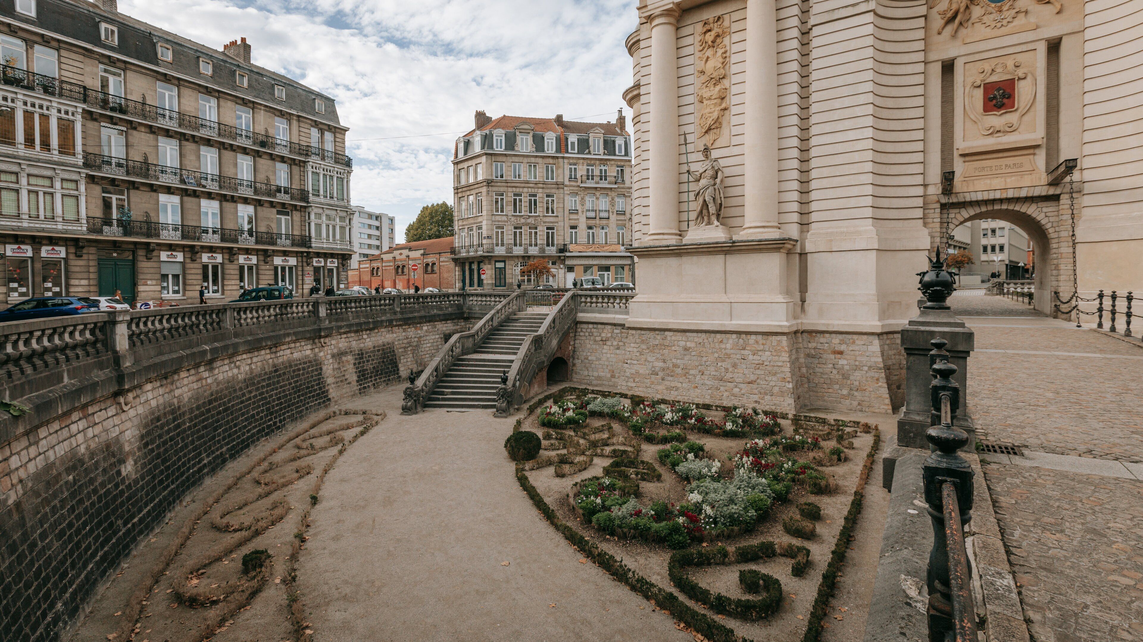 Porte de Paris which includes heritage elements and a city