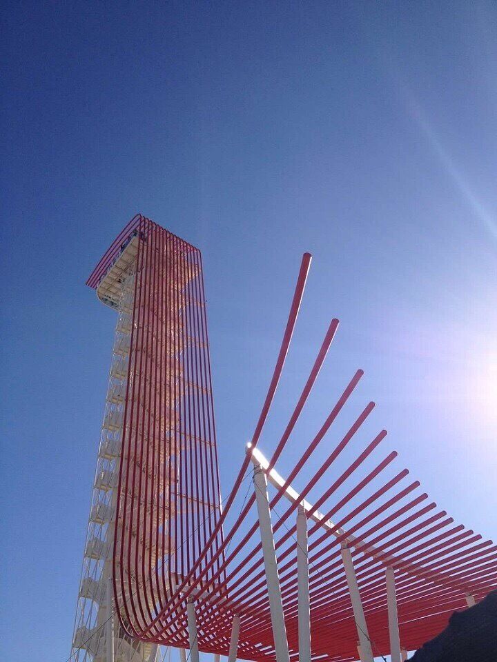 Love this tower at the track. Fantastic views from up top, especially during the F1 USGP #patterns #austin #texas