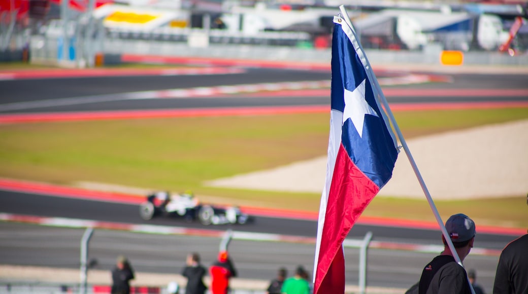 A Texas flag at Circuit of the Americas