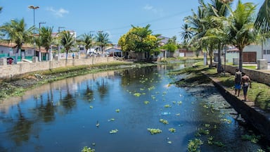 River Maceio running through Touros in the northeast of Brazil