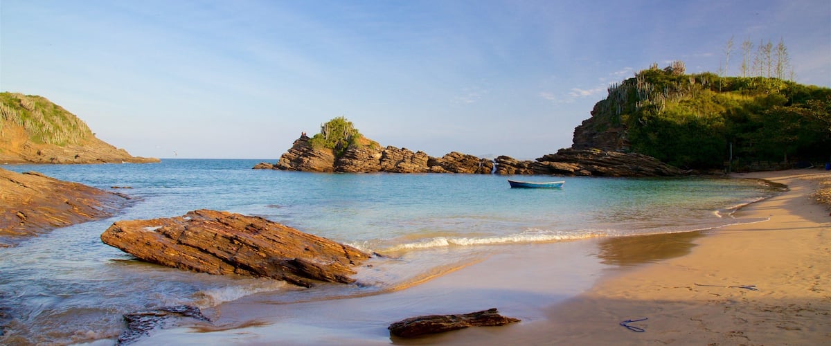 Plage de Ferradurinha qui includes vues littorales, plage et coucher de soleil