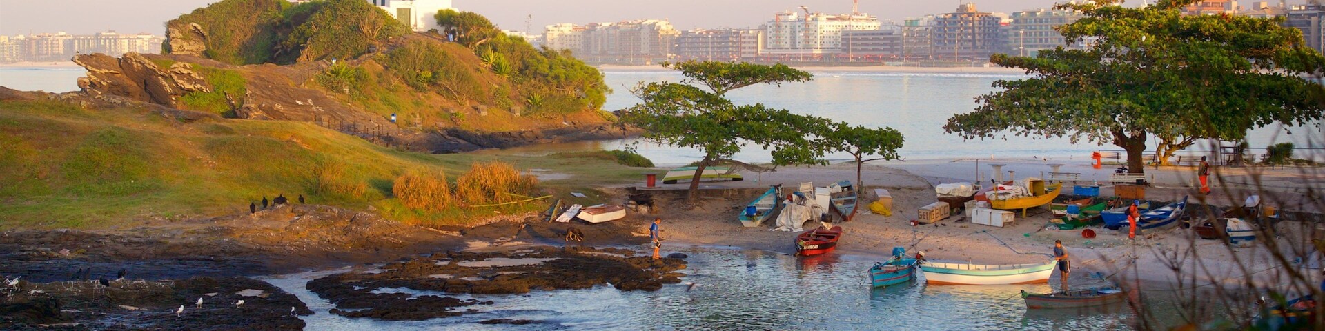 Sao Mateus Fort which includes general coastal views, a sunset and a coastal town