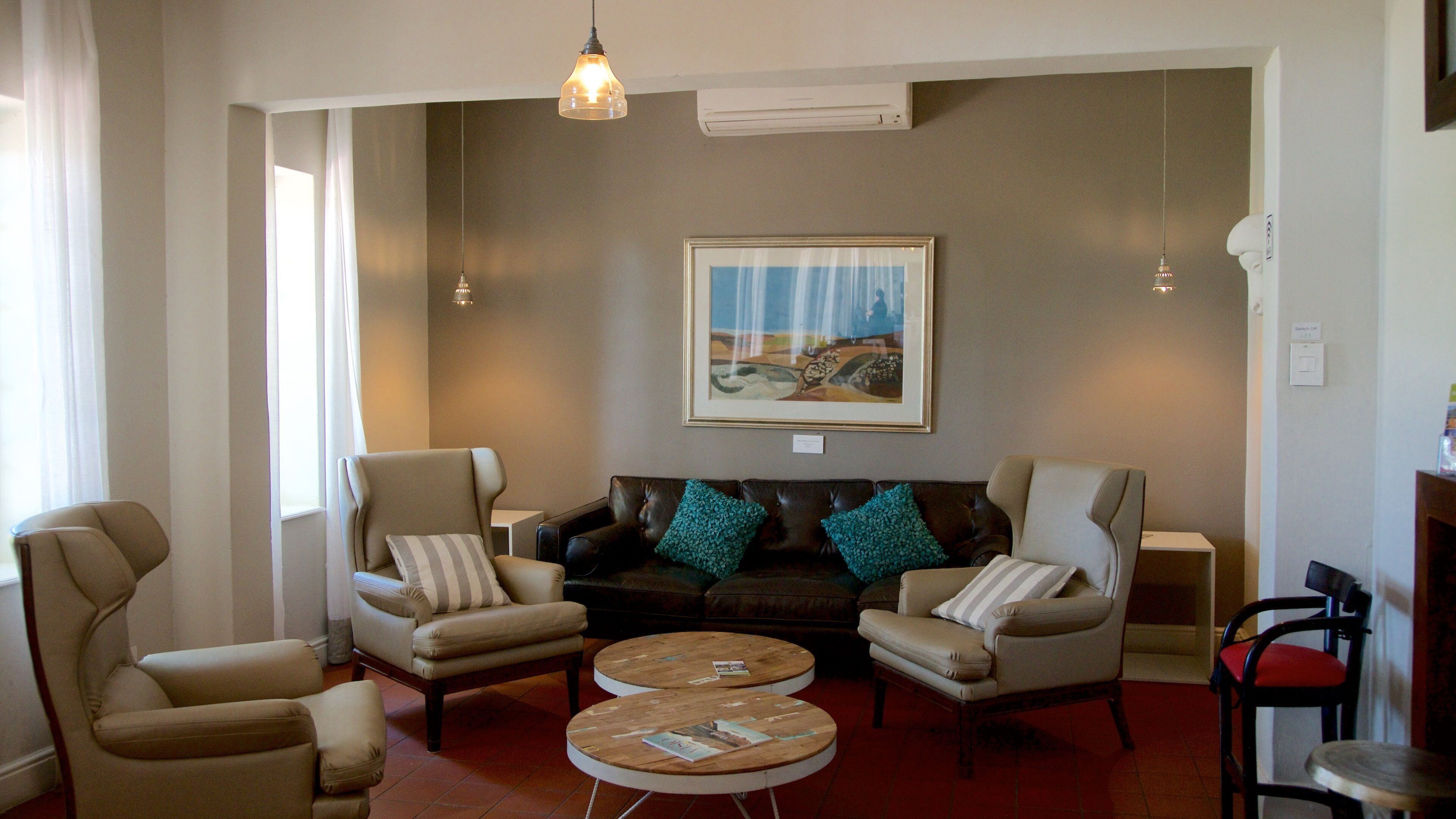 Laborie Winery que incluye vistas de interior