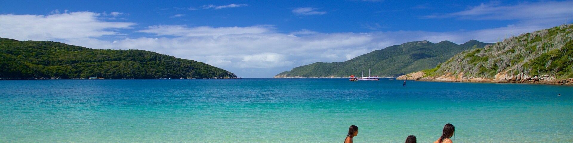 Forno Beach which includes a sandy beach, general coastal views and swimming