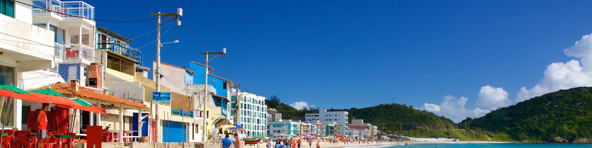 プライーニャ ビーチ どの含み 海岸線の眺め, 海岸沿いの町 と ビーチ