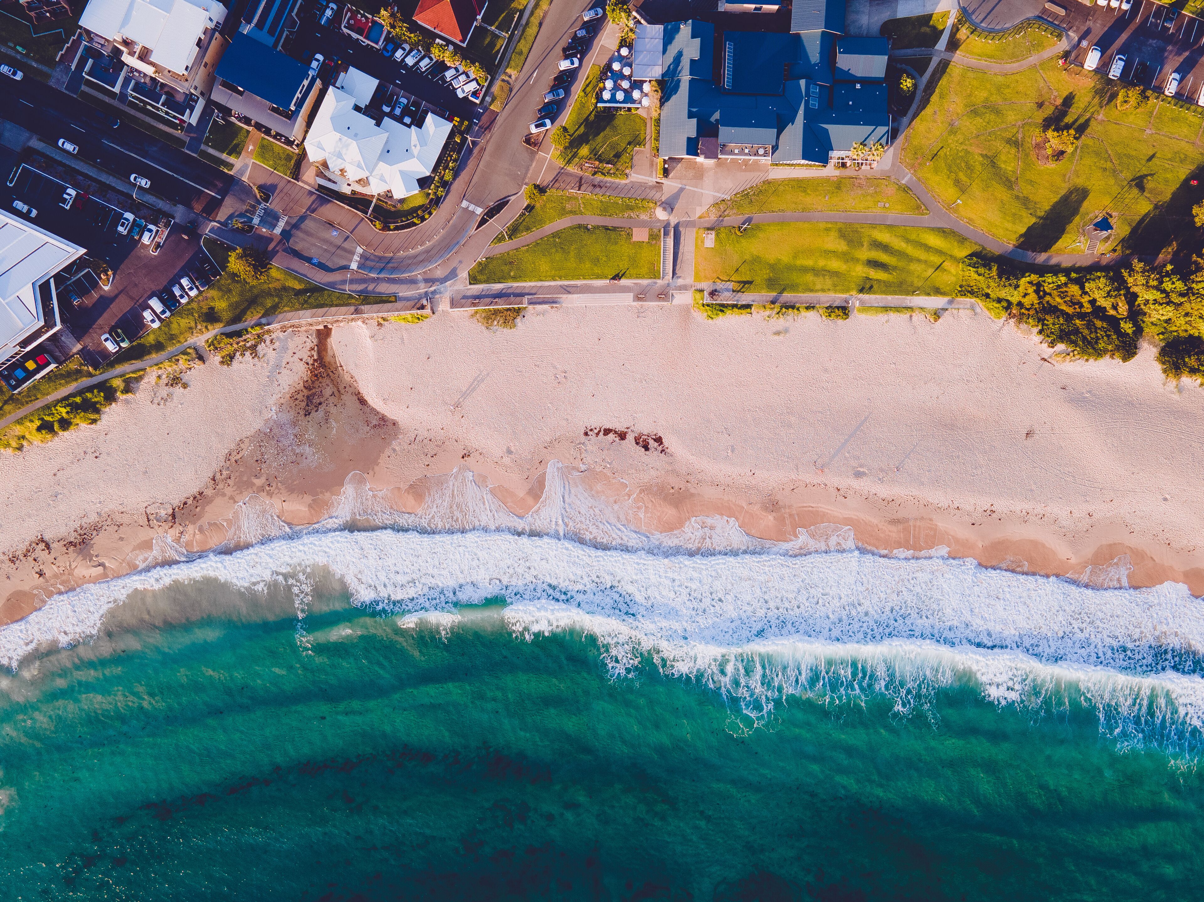 Aerial view of Mollymook Beach, Shoalhaven, NSW, Australia 