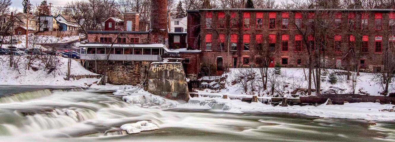 Sunset in Winooski, VT