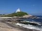 Church on the top of the hill in Saquarema Beach, Brazil; Shutterstock ID 155983847