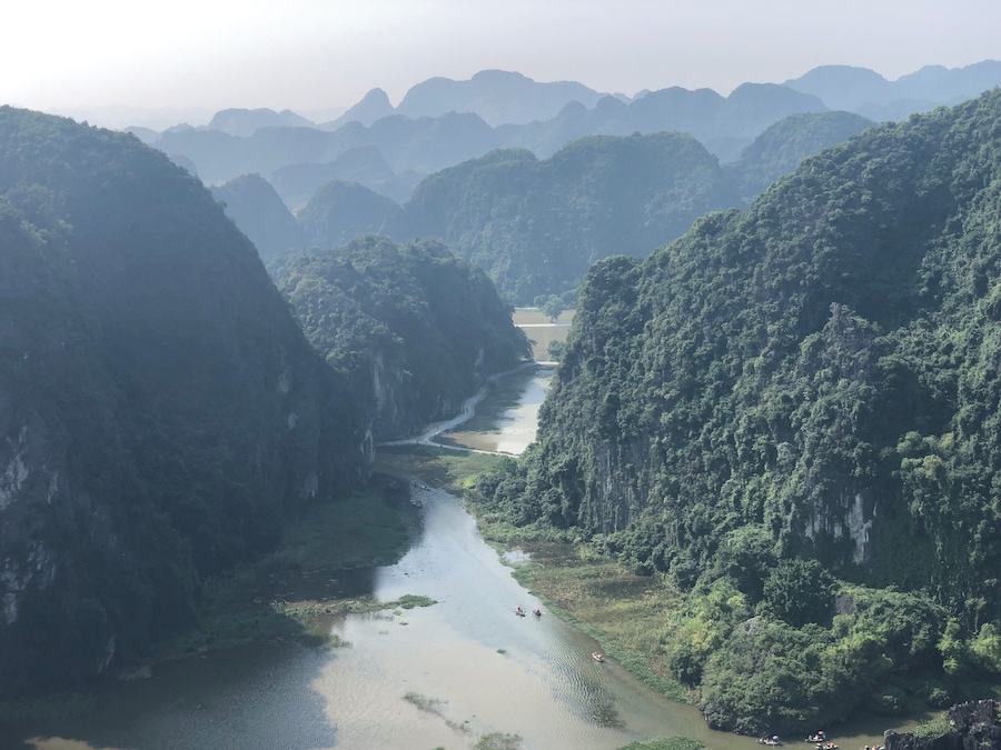 Fantastic view up here ; entrance fee 100k VND each