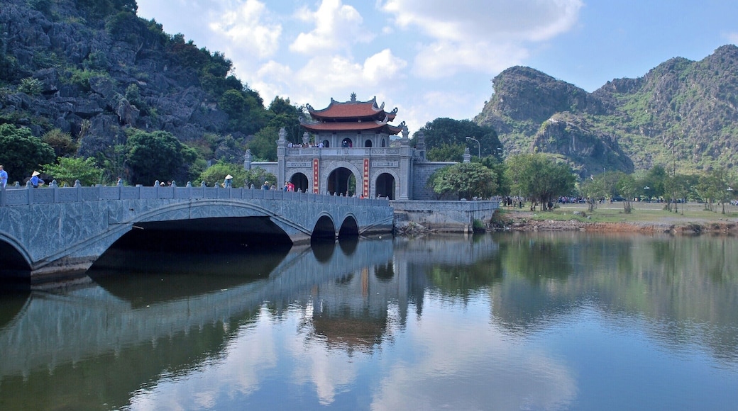 Gateway to the King Dinh Tien Hoang Temple.
We spent a day in Hoa Lu District, Ninh Binh Province, the old capital of Vietnam between the 10th and 11th century. They described this province as the Ha Long Bay in land, and it actually is! The province is surrounded by mountains and hills. While the scenery reminded me of New Zealand, Ninh Binh still has its unique character that is incomparable.
#ninhbinh #vietnam #southeastasia #asia #travel #wanderlust #temple #architecture