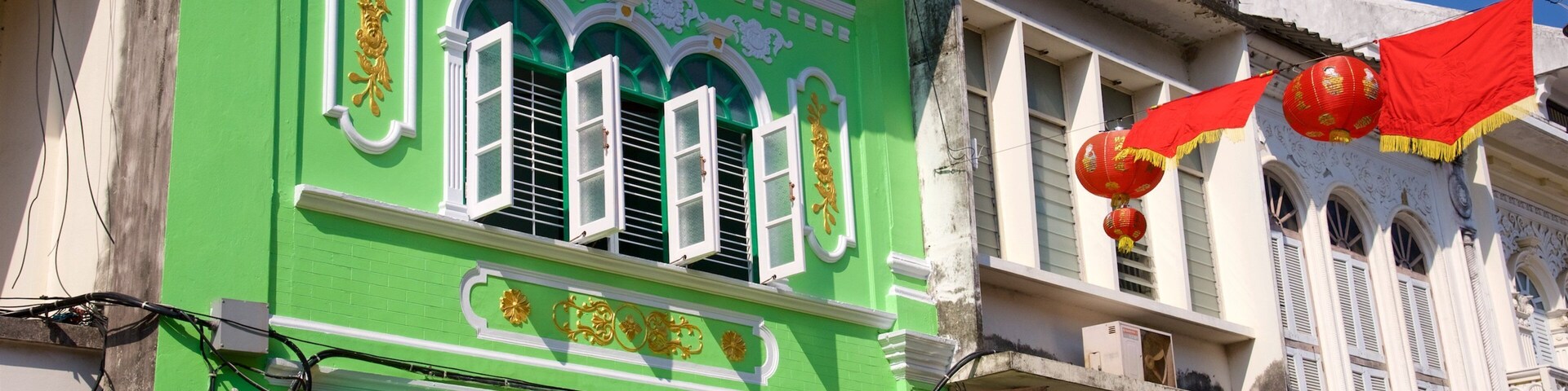Casco antiguo de Phuket ofreciendo una casa