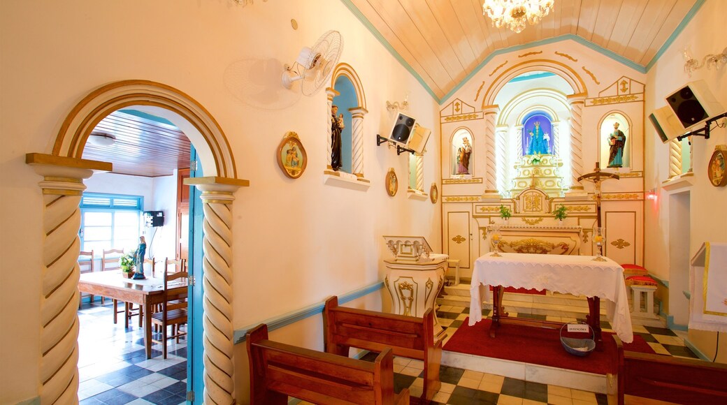 Our Lady of Remedies Church which includes interior views and a church or cathedral